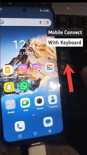 How To Connect Keyboard To Phone By Using OTG | Keyboard Mobile Se Connect Kaise Kare