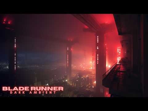 Blade Runner Ambient 4K | Dark Sci-Fi Atmosphere for Focus & Night Work