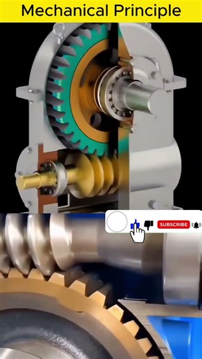 How a Worm Gear Mechanism Works​Professional: Worm Gearbox: Design and Working Principle #short