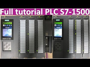 PLC SIMATIC Siemens S7-1500 full tutorial
