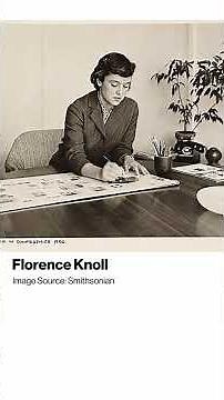 The Designer Who Shaped the Modern Office | Florence Knoll