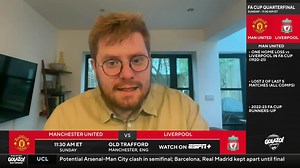 "I think it's the best attack in world football right now." 🔥 James Benge looks ahead to an FA Cup clash as high-flying Liverpool head to Old Trafford to take on familiar foes ⚔️ | CBS Sports Golazo