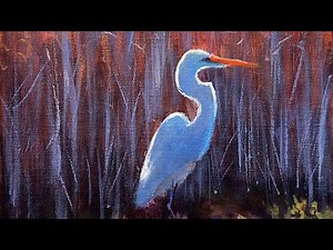 Wildlife painting in Acrylics | Blending tricks!