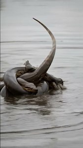 Swamp Horror – Anaconda Takes Down Giant Lizard