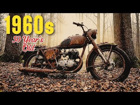 Restoring a 1960s Motorcycle Found in a Forest After 50 Years | restoration video | restoration