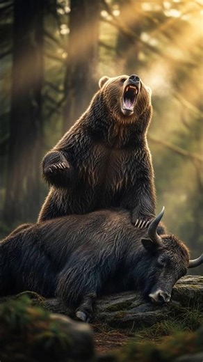 Grizzly Bear Vs ( Musk deer, Buffalo, Yak & More..) 🐻🔥 || Who Can Survive..??🤔🤯