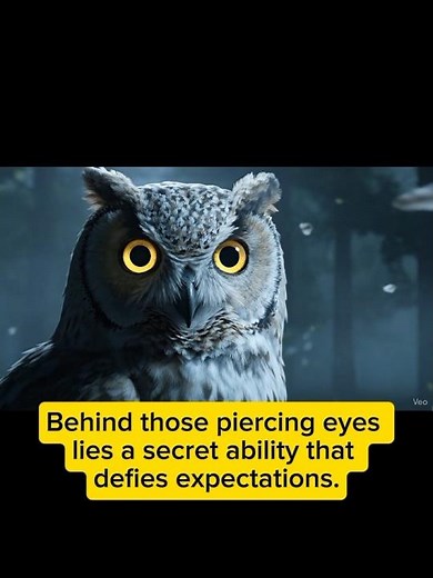 Amazing Owl Abilities🦉 #animalfacts #shorts #facts