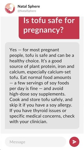 Is tofu safe for pregnancy?