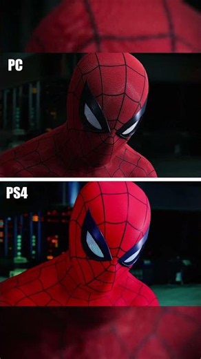 Spider-Man 2018 PS4 vs PC #otrri #shorts #spiderman #spiderman #peter #piterparker