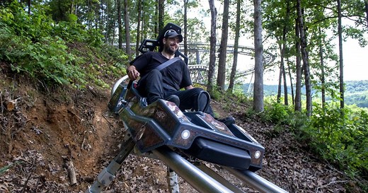 West Virginia's first mountain coaster zooms down Mercer County slopes