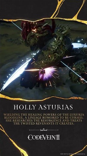 CODE VEIN II - Holly Asturias Character Introduction