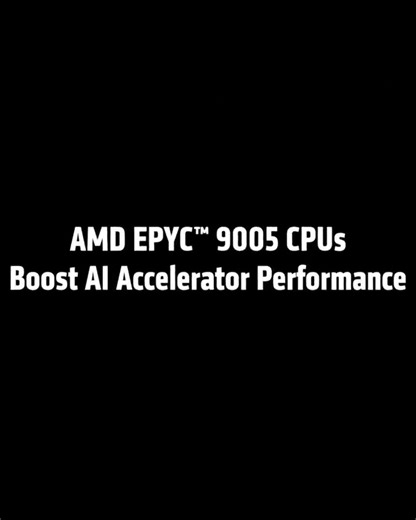 Power your AI with AMD EPYC 9005. High-frequency cores boost accelerator performance and maximize server ROI. The EPYC 9575F packs 64 "Zen5" cores, up to 5 GHz speeds, and 128 PCIe 5.0 lanes for unmatched AI orchestration. | AMD