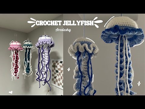 Crochet Big Jellyfish | Beginner Friendly Tutorial | QUICK AND EASY CROCHET #crochet #cutecrochet
