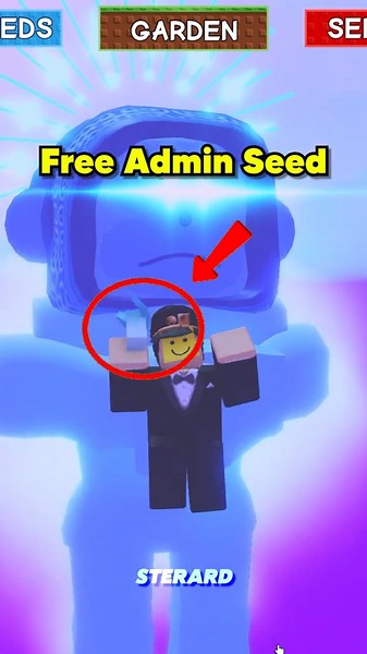 Free Admin Seed #growagarden #roblox