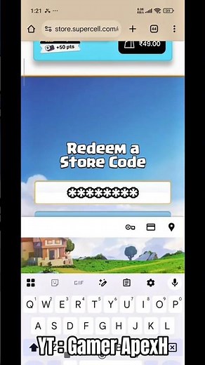 Clash Of Clans Supercell Store New Redeem Code 🤩🥂 ||#shorts#coc#clashofclans