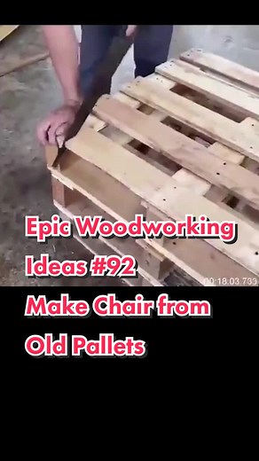 DIY Wooden Pallet Chair Tutorial