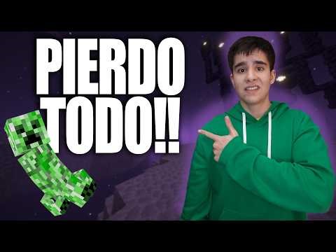 PIERDO mi MUNDO de MINECRAFT... por un CREEPER 🤯
