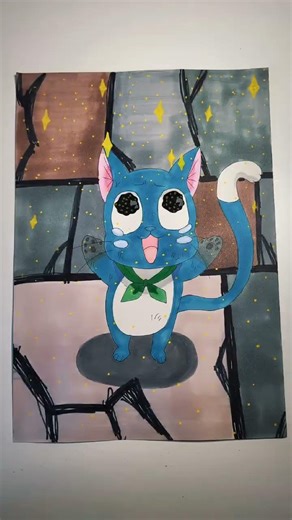 #art #drawing #anime #dessin #cat #sketch #asmr #manga #draw #humour #shorts #tiktok #trend #edit