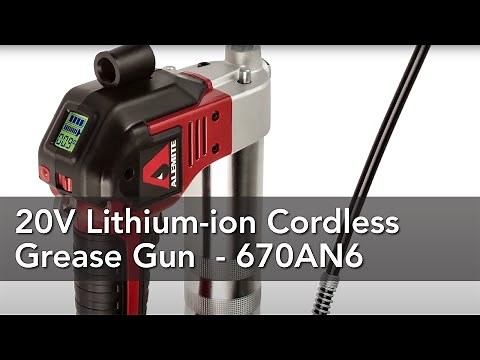 Alemlube 20 Volt Lithium-ion Grease Gun