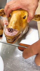 593K views · 2K reactions | Extremely Satisfying! Goat Head Meat Separation Process ​#ExtremelySatisfying #GoatHead #ButcherSkills #MeatProcessing #ExoticFood #TraditionalFood #ASMR #KnifeSkills #MasterButcher #CookingProcess #StreetFood #FoodPrep #AsianMarket #ViralVideos #GoatHeadMeat | wacth video | Facebook