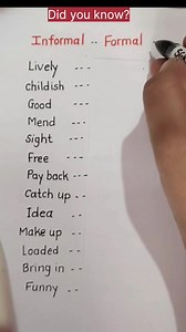 6.1K views · 73 reactions | Informal vs formal | SGKLogic | Facebook