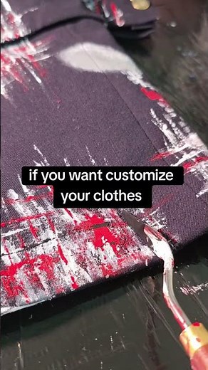 custom clothes Handpainted jacket custom wool jacket blazer paint on clothes how to paint clothes