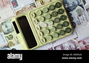 Calculator, money and expense calculations, budget preparation. Calculator, expense calculations