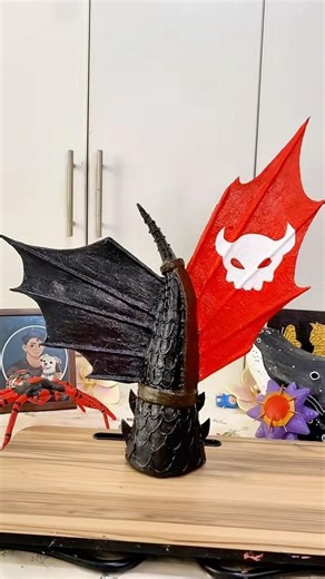 Making TOOTHLESS Tail 🐉 TOOTHLESS Tail Cardboard DIY#toothless #dragon #DIY #cardboard #tutorial