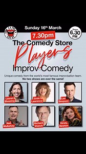 The Comedy Store Players! Legendary improv troupe featuring Lauren Shearing, Josie Lawrence, Lee Simpson, Neil Mullarkey, Richard Vranch and Kirsty Newton. | The Comedy Store UK