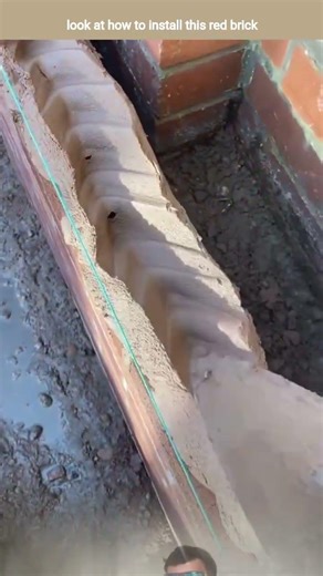look at how to install this red brick