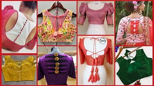 265K views · 8.7K reactions | Beautiful Blouse Collection in different material || Blouse Sleeves & Neck detailing ideas || #blousedesign #partywearblouse #dailywear #silkblousedesign #fancyblouse #blousecollection #blouseideas #designerblouse #sareeblouse #cottonblouse #blouseneckdesign #blousesleevedesign #readymadeblouse # #fashiontrendsbysimran | Fashion trends by simran | Facebook