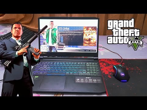 How To Play GTA V in Laptop | First Time Playing GTA 5 in Laptop | Acer Nitro 5