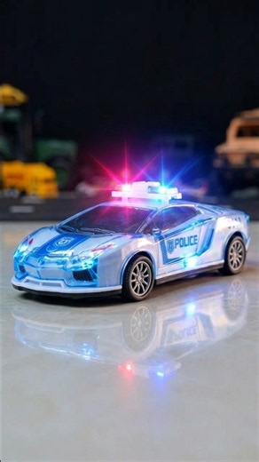 American Police Car with Siren & Flashing Lights! 🚔🚨 #Shorts