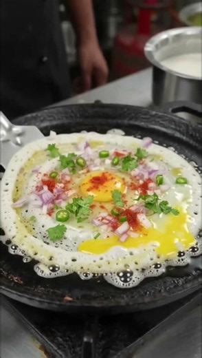 "aHit Hottest Egg 🥚 Dosa Ready 😍 check ✅" #food #cooking