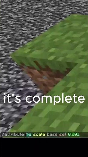 The command to make your character the smallest in Minecraft