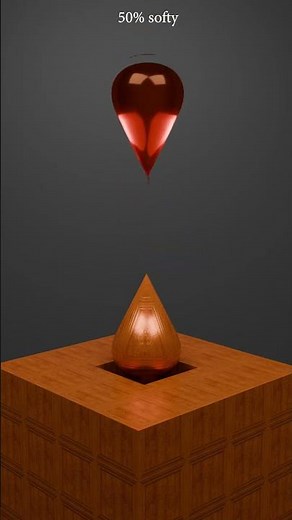 🔥 0% vs 100% 🔥 Ultra Realistic Soft Body Simulation in Blender 3D — Oddly Satisfying Physics!