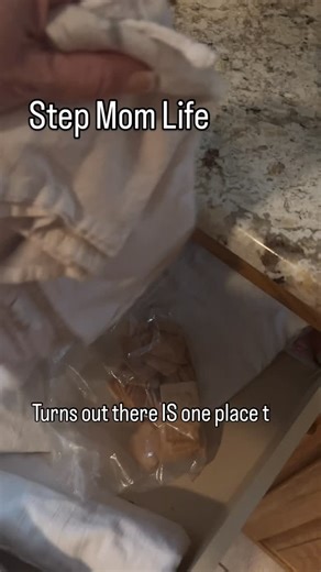 Leia Schneeberger on Instagram: "Turns out I didn’t need a lock box… I just needed the rag drawer. safest snack stash suggestions please ⬇️"