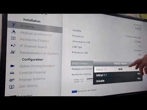 ICONE IRON PRO PLUS WEGOO comment programmer un DiSEqC 1 0 1 1 et 1 2 1