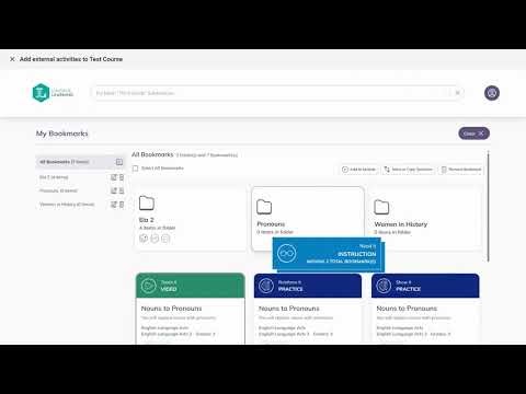 Using Bookmarks in the Lincoln Content Bank