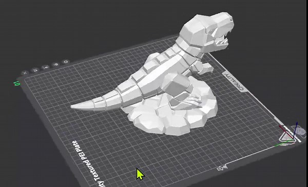 Low Poly T-rex 3D Print File | Dinosaur Statue Model for Painting (STL Download) - Etsy