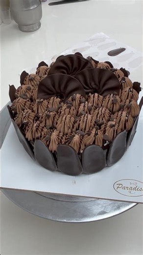 Chocolate choco chip cake decorating ideas #viral #trending #shorts #ytshorts #cake #chocochips