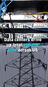 3.6K views · 178 reactions | Tech companies have invested billions into artificial intelligence, building more energy-intensive data centers across the U.S. Prices have now surged for residential energy consumers and are expected to continue to rise. Here’s a breakdown of how data centers are raising energy costs. | CGTN America | Facebook