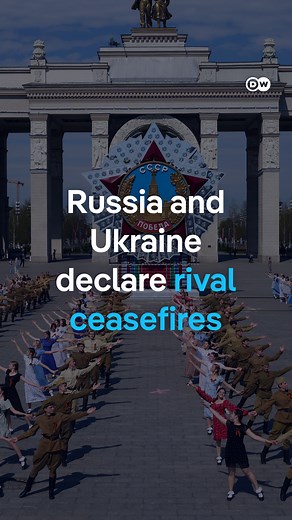 Russia announced a unilateral ceasefire on May 8th and 9th during its weekend of celebrations for Victory Day, a commemoration of the defeat of Nazi Germany in WWII. Ukrainian President Volodymyr Zelenskyy criticized Moscow for announcing the move without talking to Kyiv first, and for killing several Ukrainians in a missile strike on the same day the ceasefire was announced. #dwnews