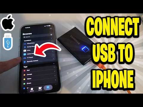 How To Connect USB To iPhone