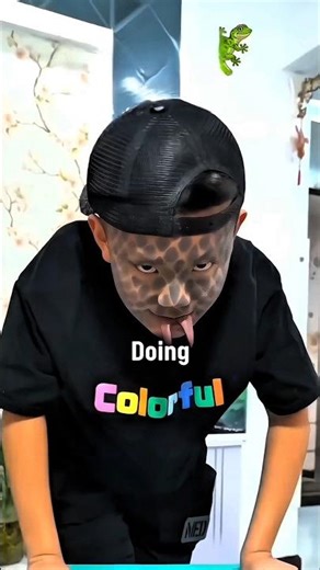 He was doing a shapeshifting prank on his dad but... 🤣