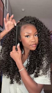 This is the definition of “what you saw is def what you got” 😍Easy, breezy, beautiful🤏🏾#curlymehair