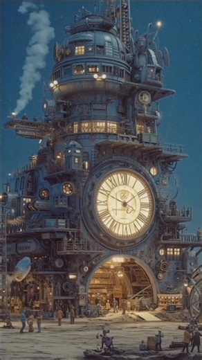 The Futuristic Time Machine #aianimation#technology