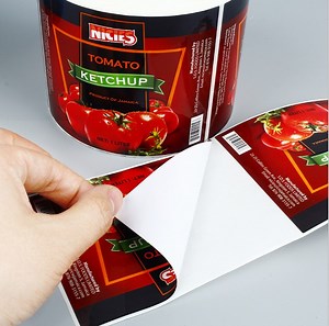 [Hot Item] Blank Roll Labels Food Sticker Strong Adhesive Direct Thermal Label Sticker Roll Product Packaging Labels