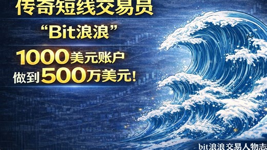 复刻传奇短线交易员【Bit浪浪】，从1000到500w的传奇之路详细拆解！