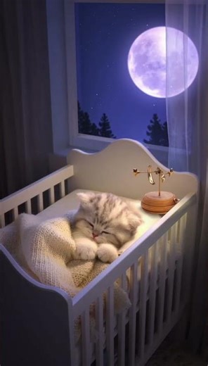 What do you think this kitten is dreaming about? 🌙🐾 #DreamingKitten #CatsOfYouTube #AnimalCompassion